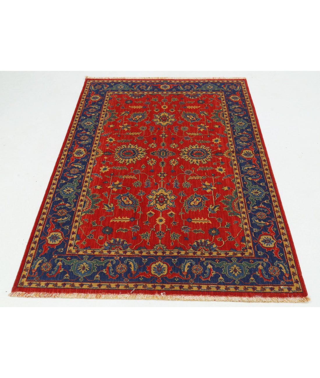 Alfombra Gulshan de lana y seda de bambú - 3'10'' x 6'0''