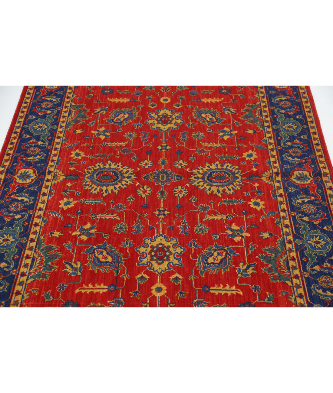Alfombra Gulshan de lana y seda de bambú - 3'10'' x 6'0''