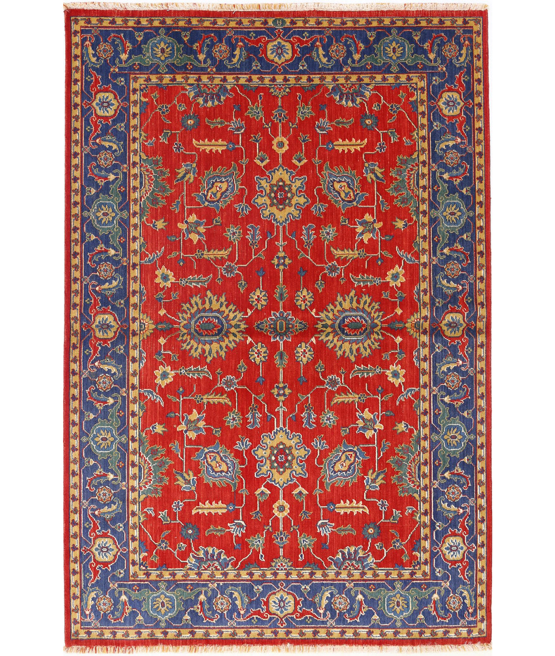 Alfombra Gulshan de lana y seda de bambú - 3'10'' x 6'0''
