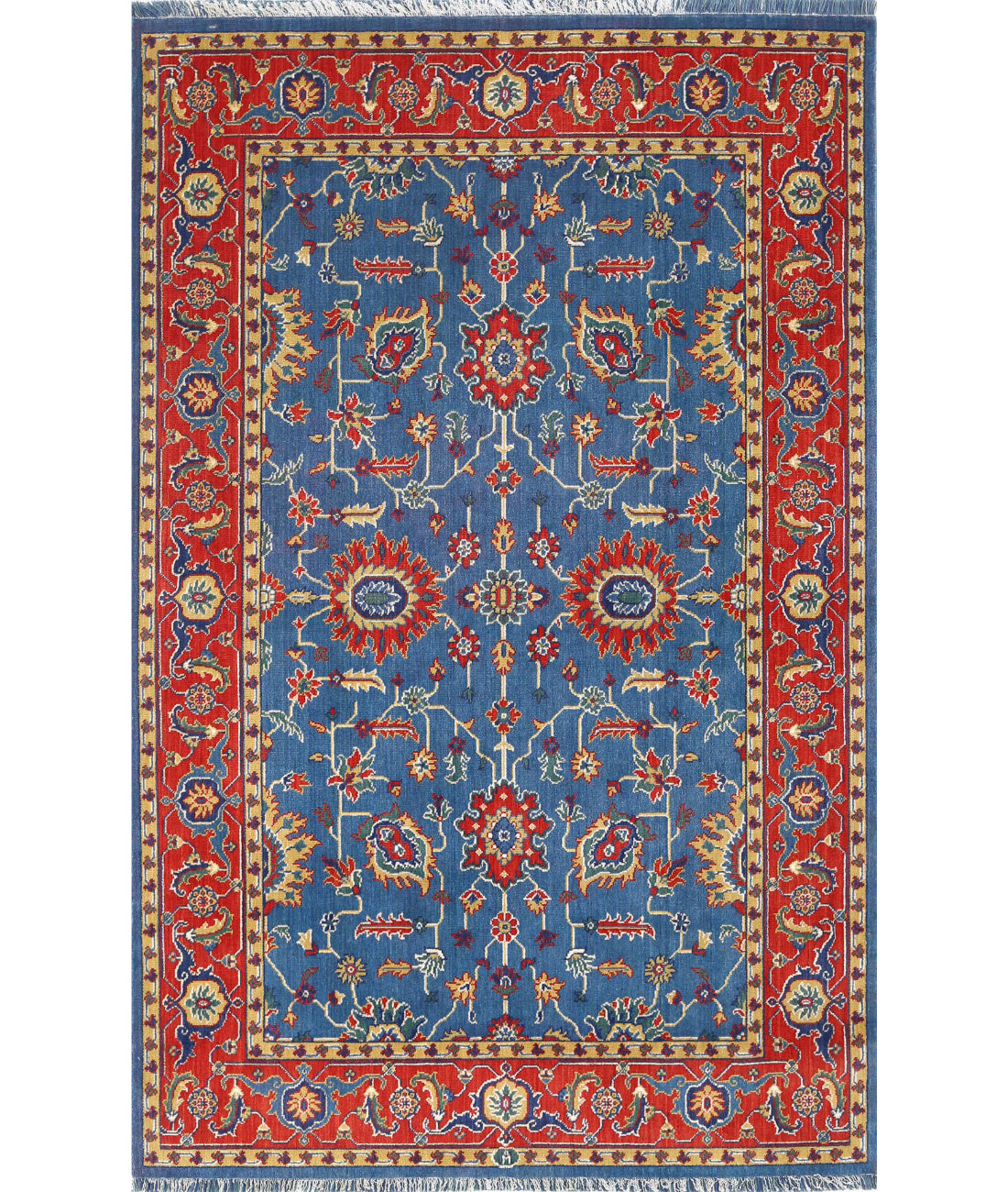 Gulshan Wool &amp; Bamboo Silk Rug - 3&#39;10&#39;&#39; x 6&#39;1&#39;&#39;