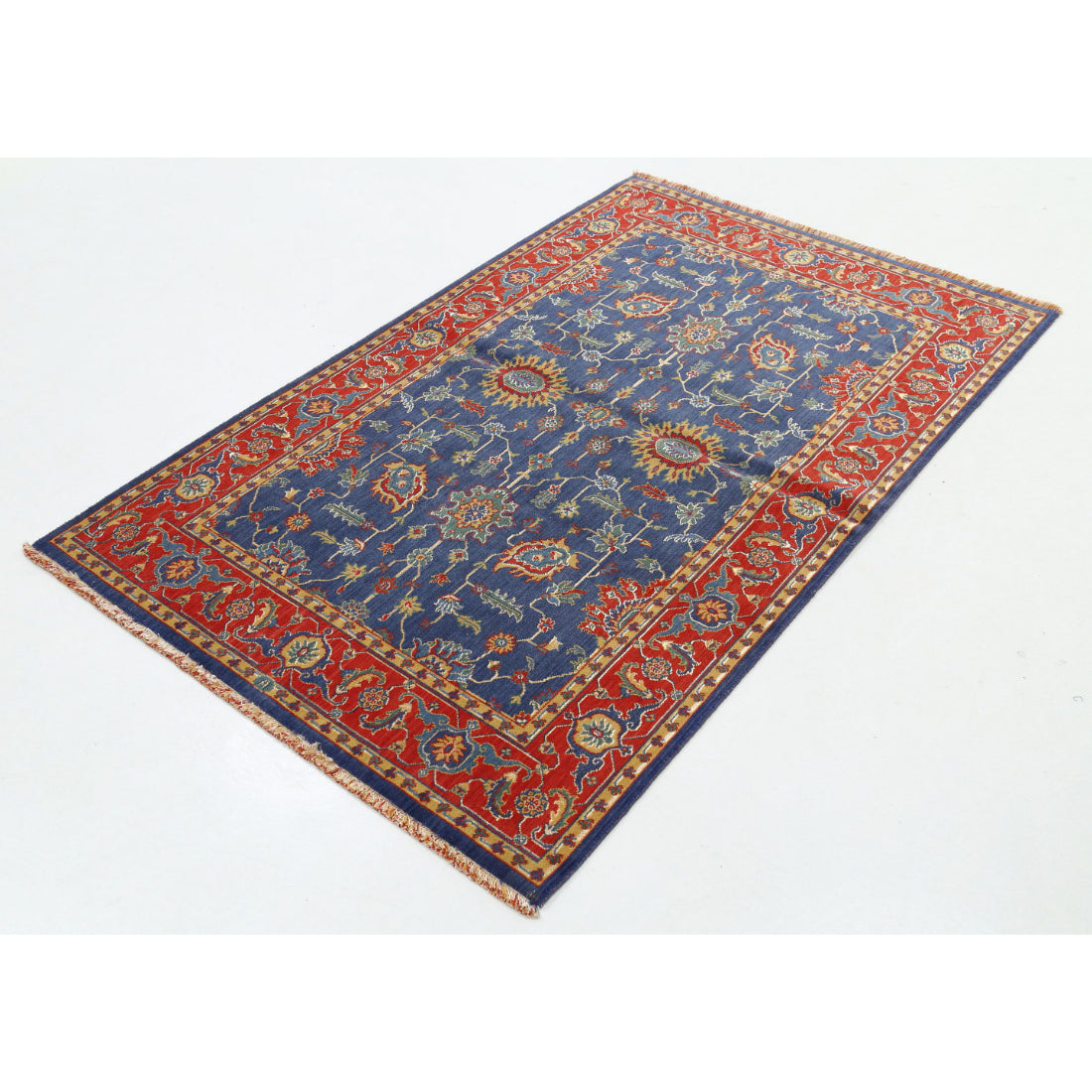 Alfombra Gulshan de lana y seda de bambú - 3'10'' x 6'1''