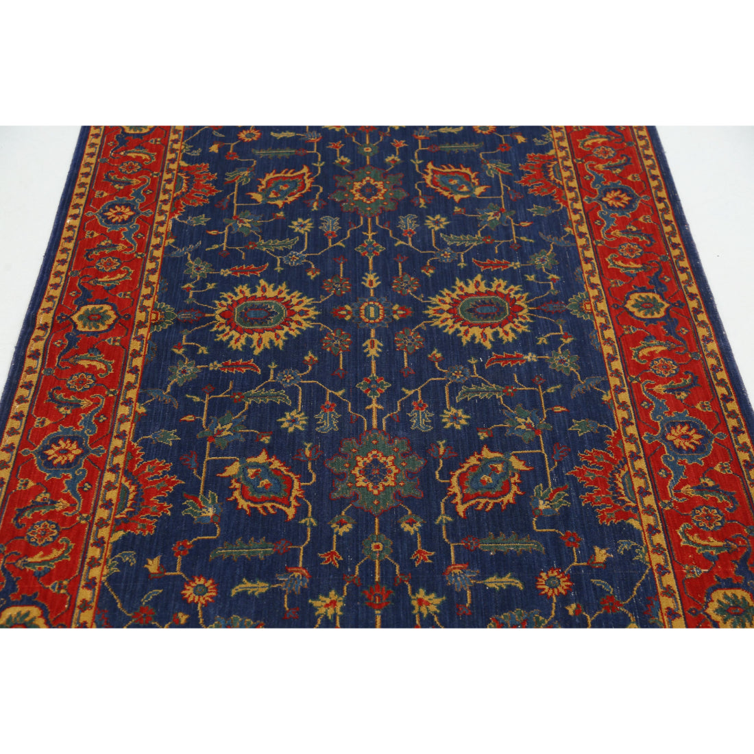 Alfombra Gulshan de lana y seda de bambú - 3'10'' x 6'1''