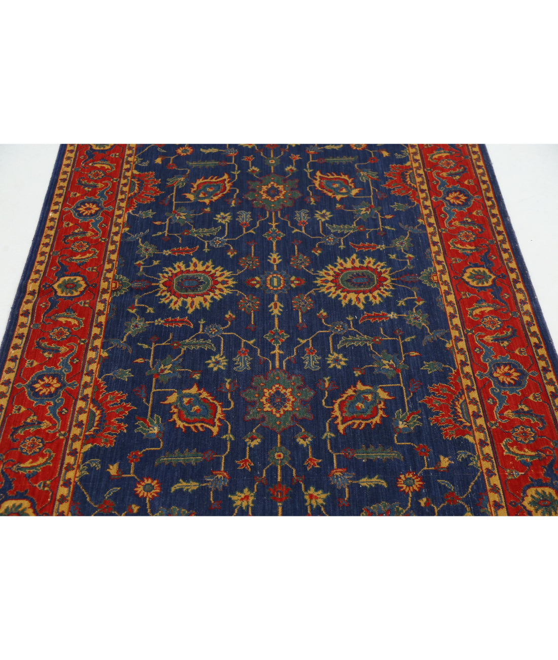 Alfombra Gulshan de lana y seda de bambú - 3'10'' x 6'1''