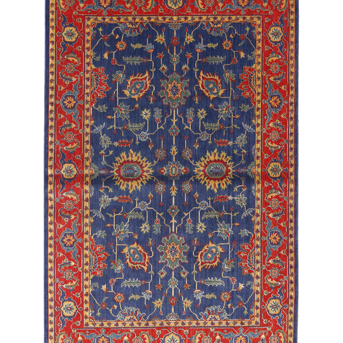 Alfombra Gulshan de lana y seda de bambú - 3'10'' x 6'1''