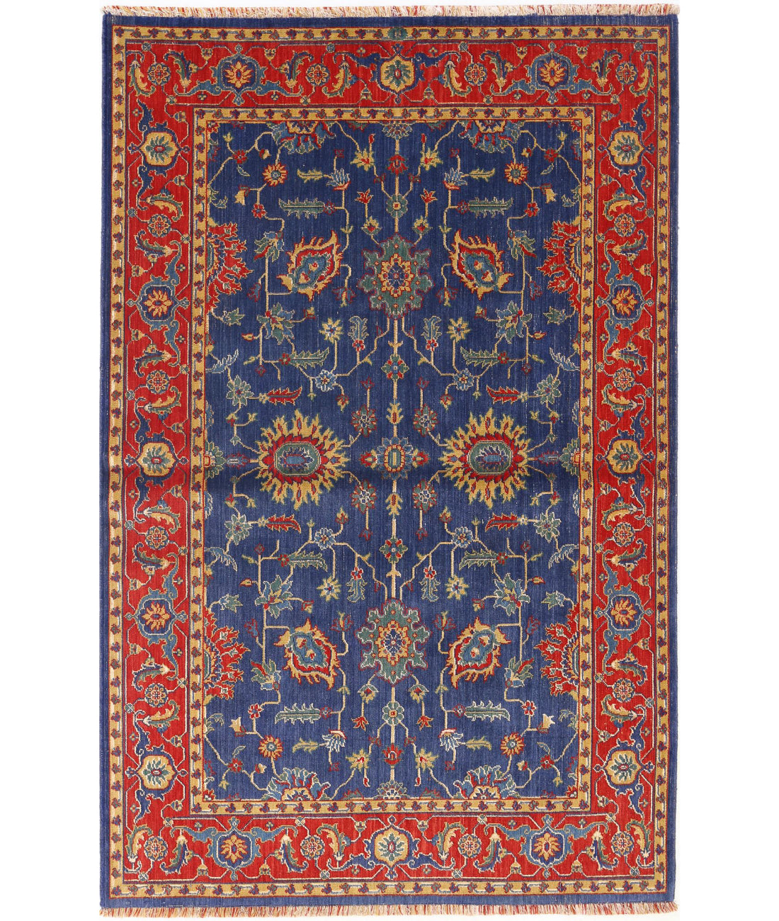 Alfombra Gulshan de lana y seda de bambú - 3'10'' x 6'1''