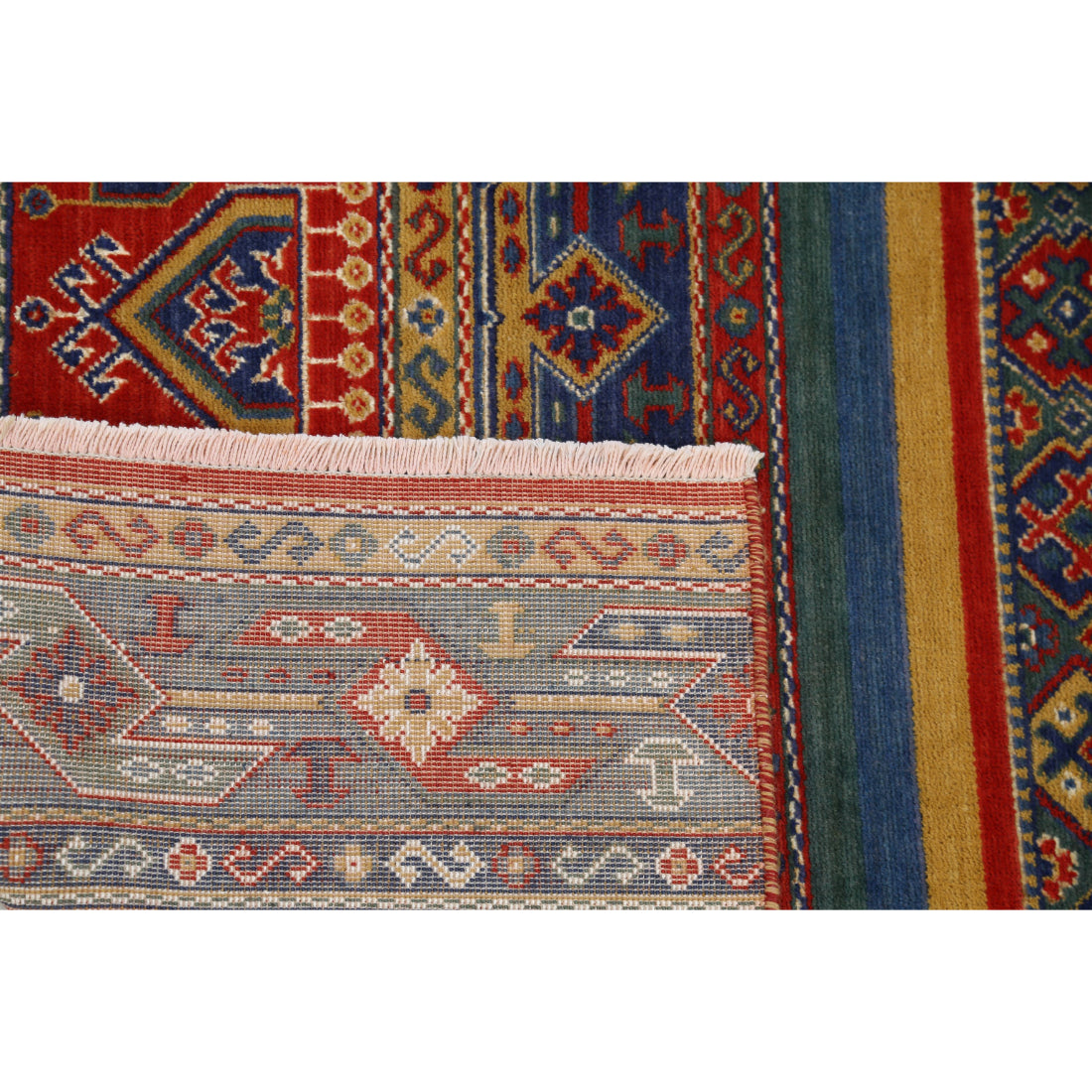 Alfombra Gulshan de lana y seda de bambú - 4'0'' x 5'10''