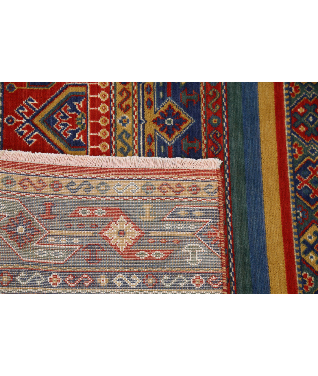 Alfombra Gulshan de lana y seda de bambú - 4'0'' x 5'10''