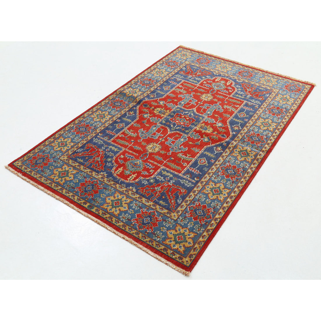 Alfombra Gulshan de lana y seda de bambú - 3'10'' x 6'0''