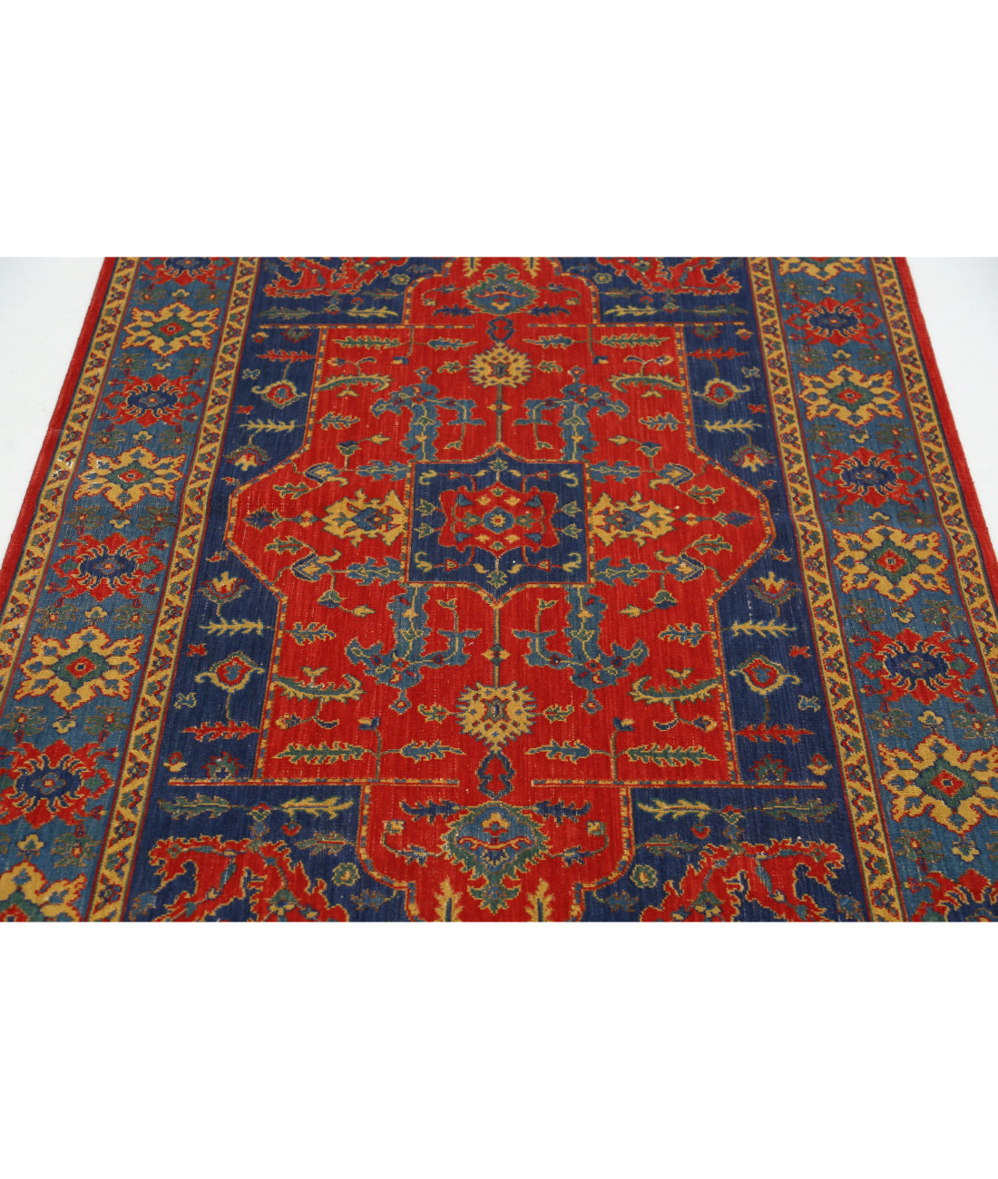 Alfombra Gulshan de lana y seda de bambú - 3'10'' x 6'0''