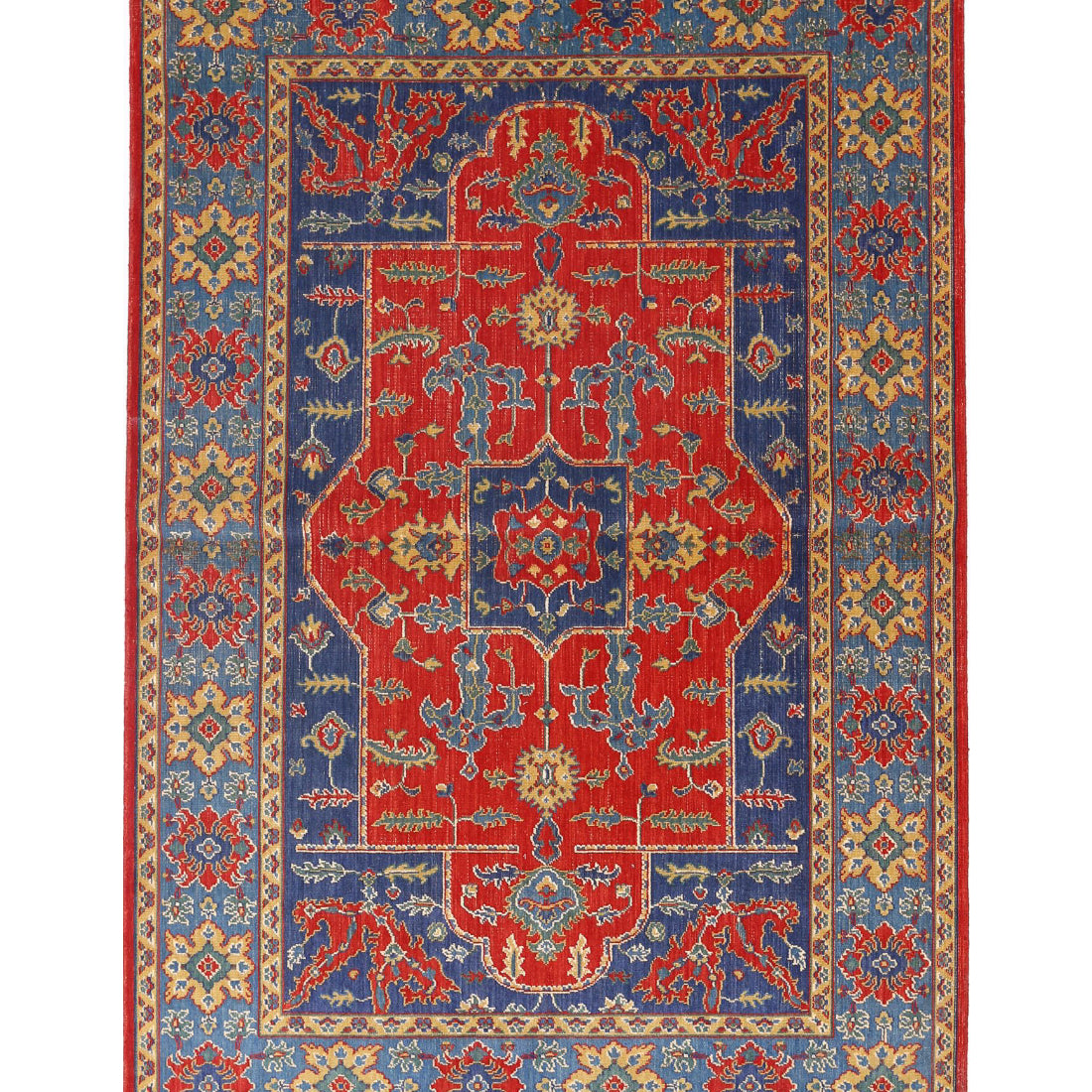 Alfombra Gulshan de lana y seda de bambú - 3'10'' x 6'0''