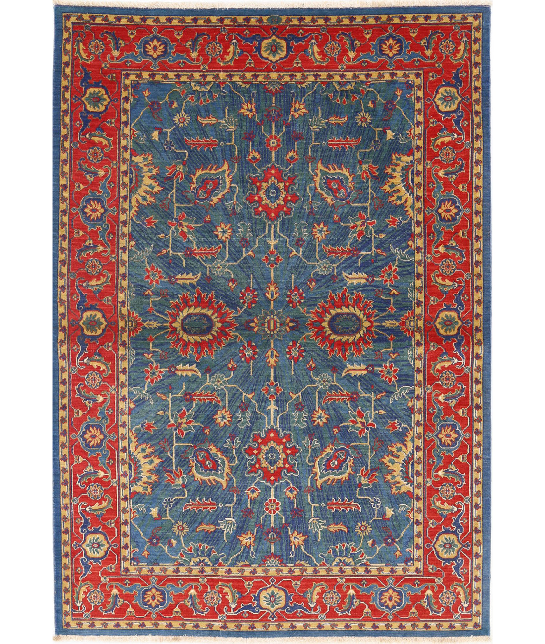 Gulshan Wool & Bamboo Silk Rug - 3'11'' x 5'10''