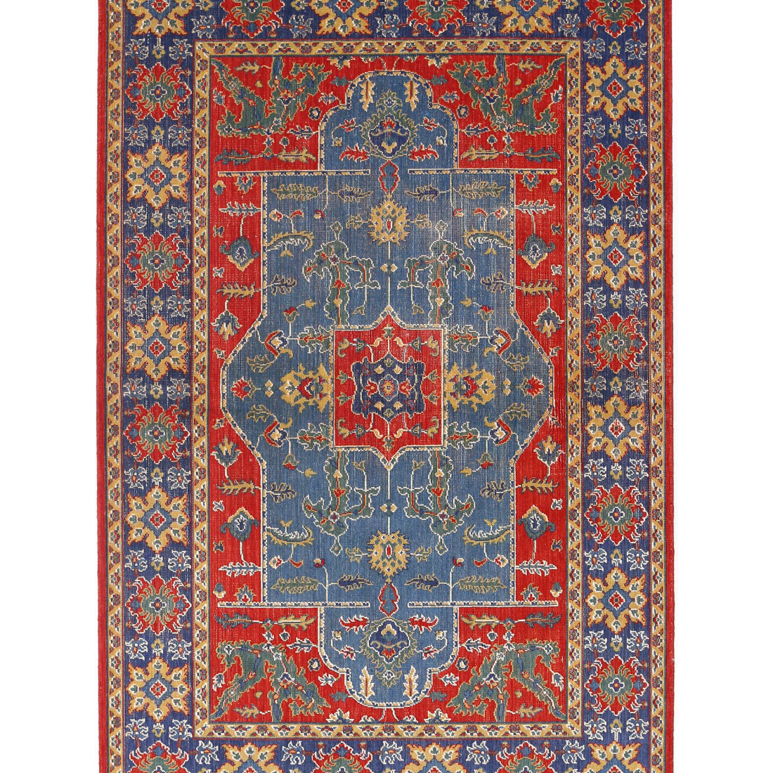 Alfombra Gulshan de lana y seda de bambú - 3'10'' x 6'0''