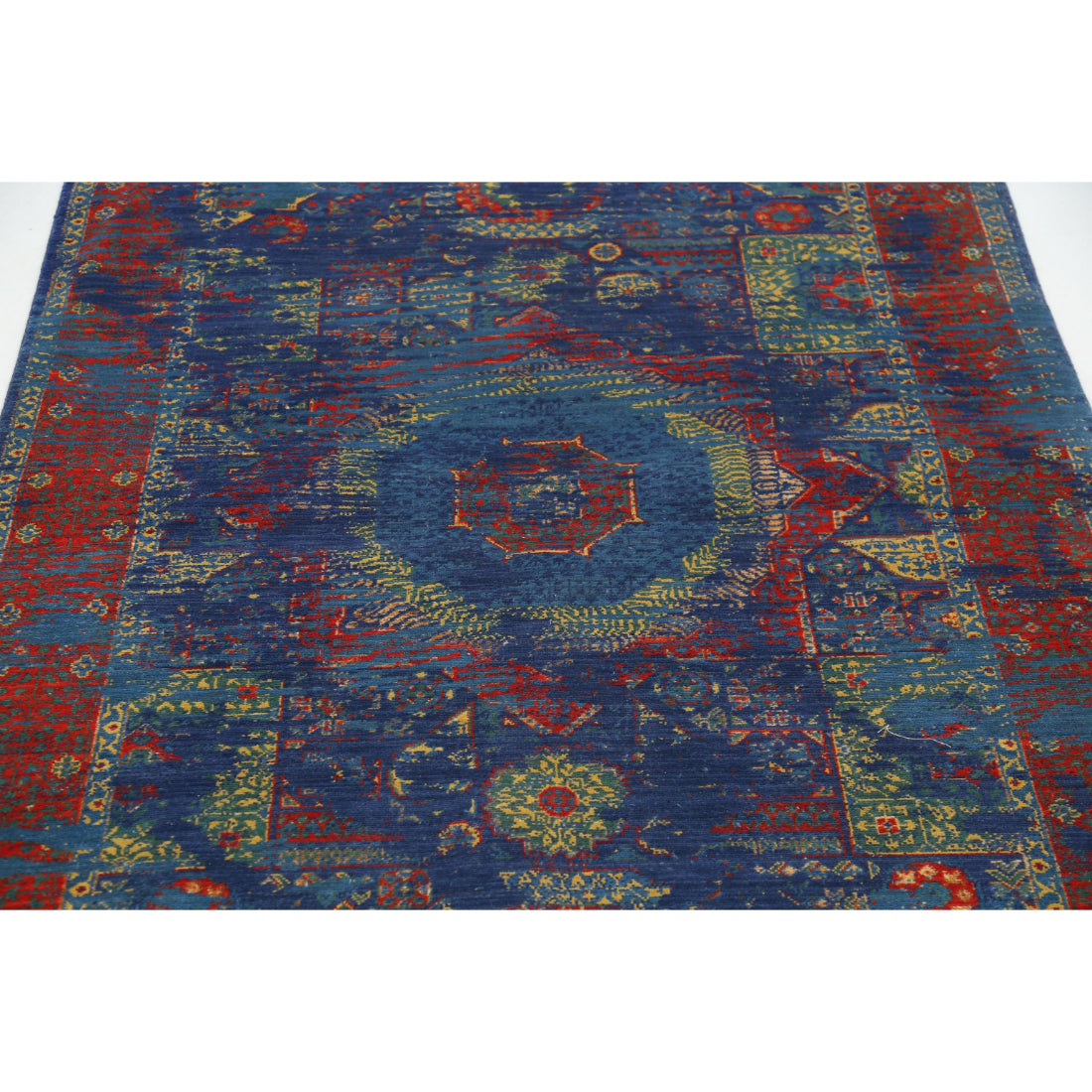 Alfombra Gulshan de lana y seda de bambú - 3'11'' x 5'9''