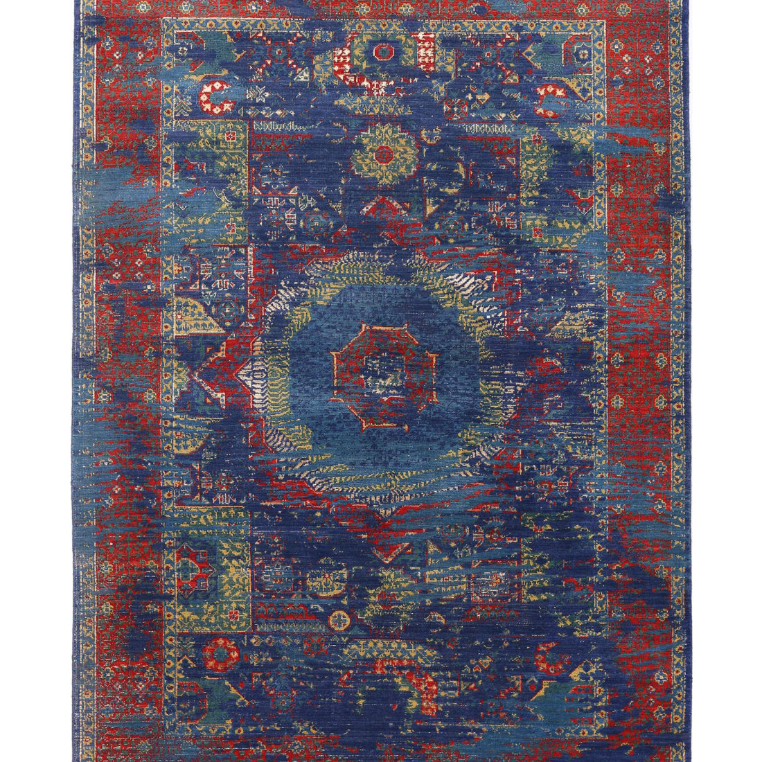 Alfombra Gulshan de lana y seda de bambú - 3'11'' x 5'9''