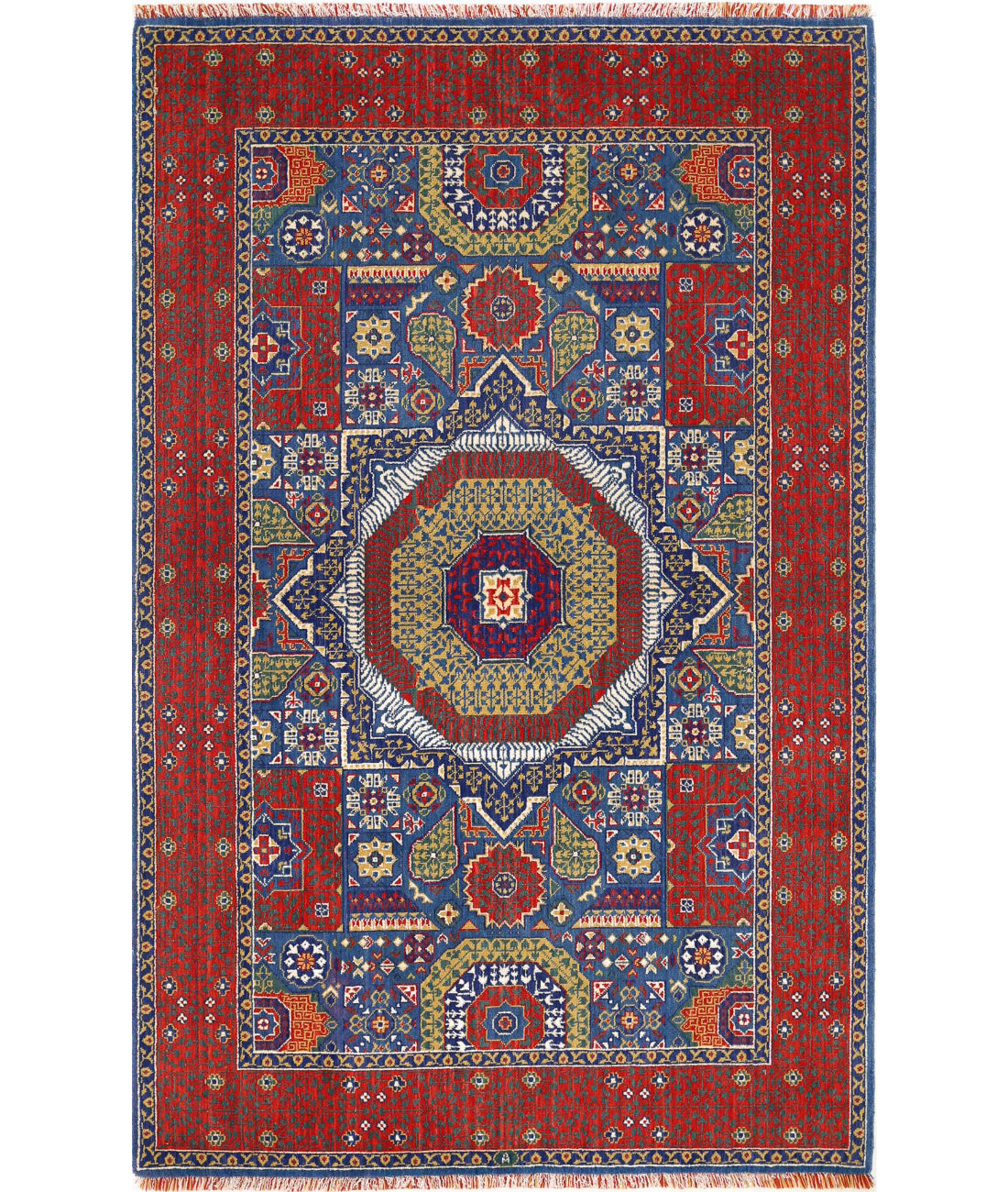 Gulshan Wool & Bamboo Silk Rug - 3'10'' x 6'0''