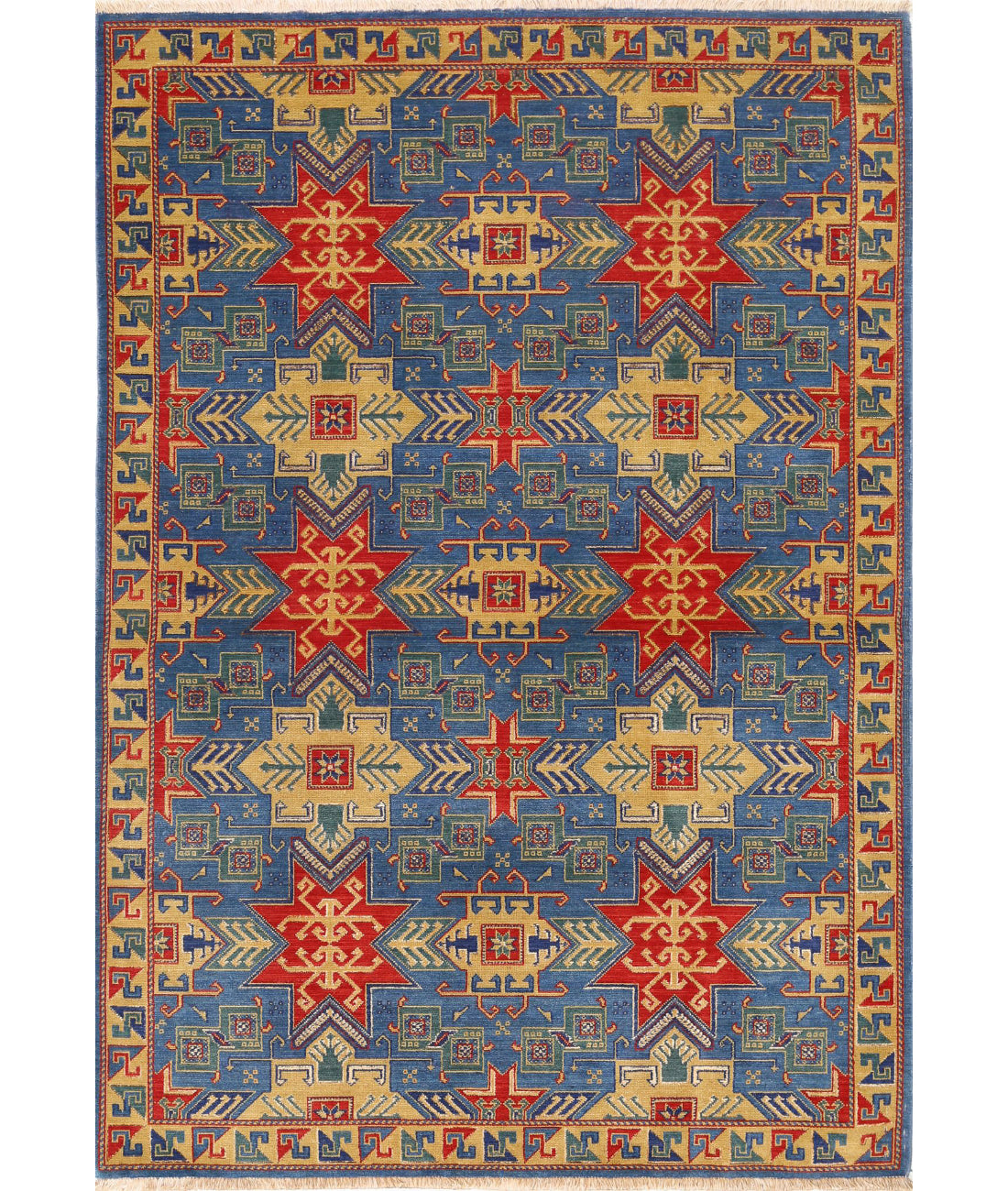 Gulshan Wool & Bamboo Silk Rug - 4'0'' x 5'9''