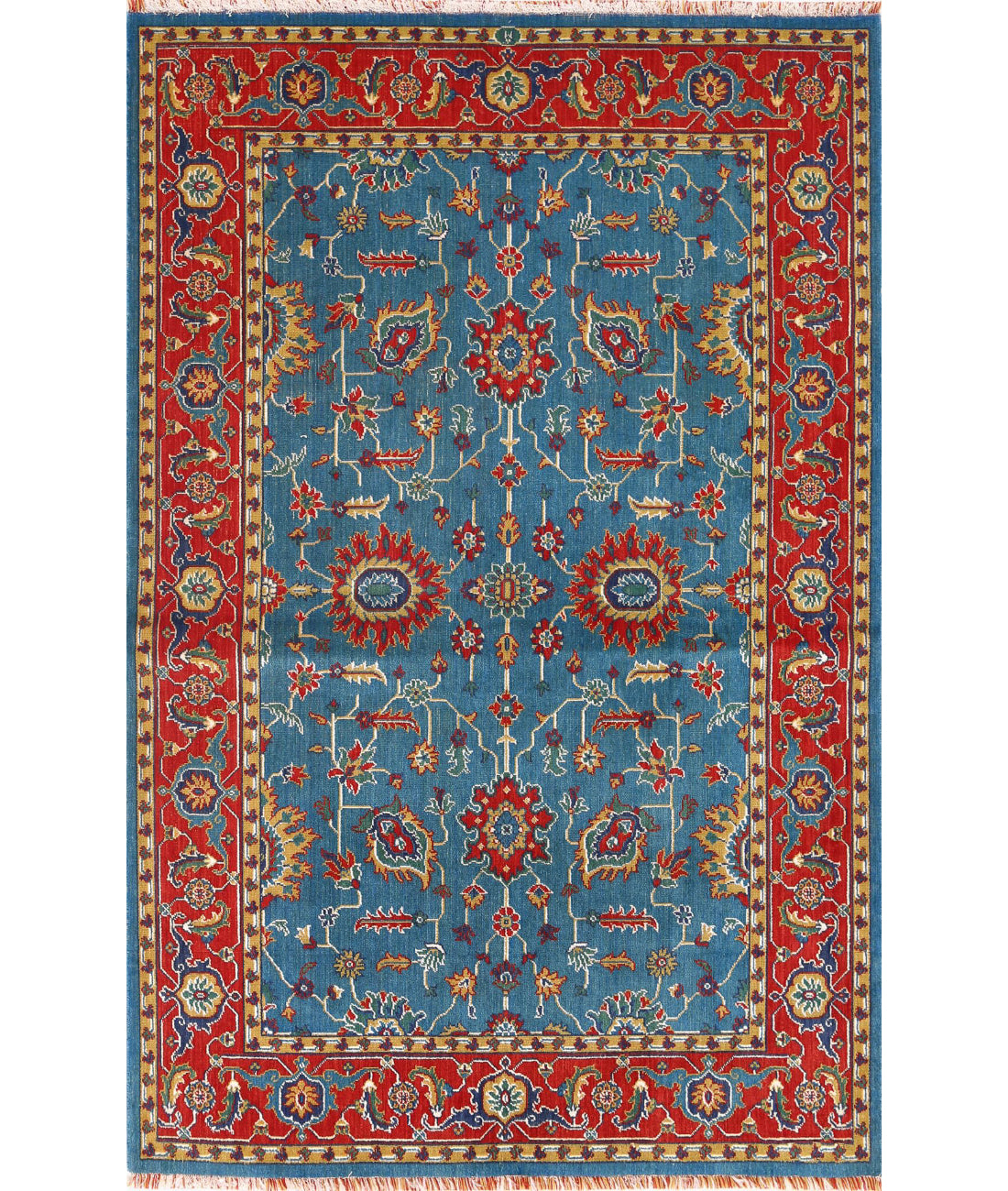 Gulshan Wool &amp; Bamboo Silk Rug - 3&#39;10&#39;&#39; x 6&#39;1&#39;&#39;