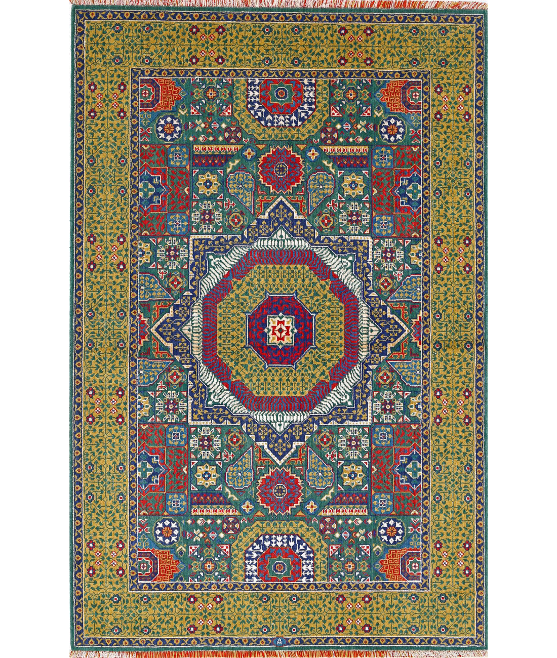 Gulshan Wool & Bamboo Silk Rug - 3'10'' x 6'0''