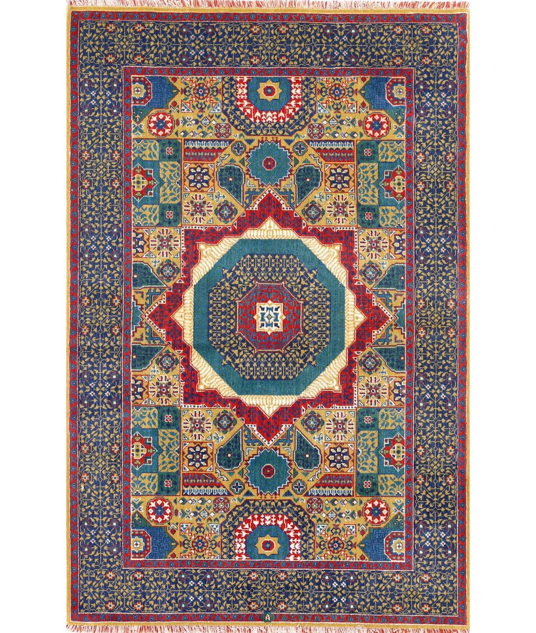 Gulshan Wool & Bamboo Silk Rug - 3'10'' x 6'0''