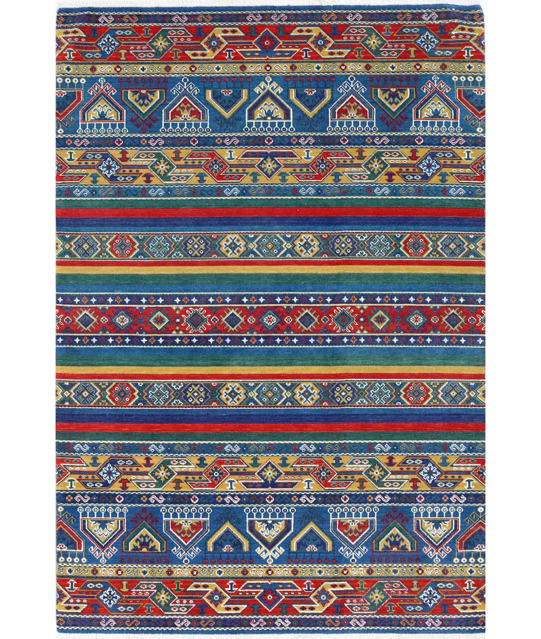 Gulshan Wool &amp; Bamboo Silk Rug - 4&#39;0&#39;&#39; x 5&#39;10&#39;&#39;