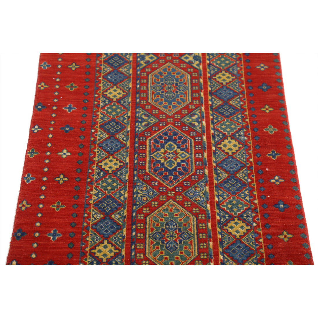 Alfombra Gulshan de lana y seda de bambú - 2'1'' x 3'10''