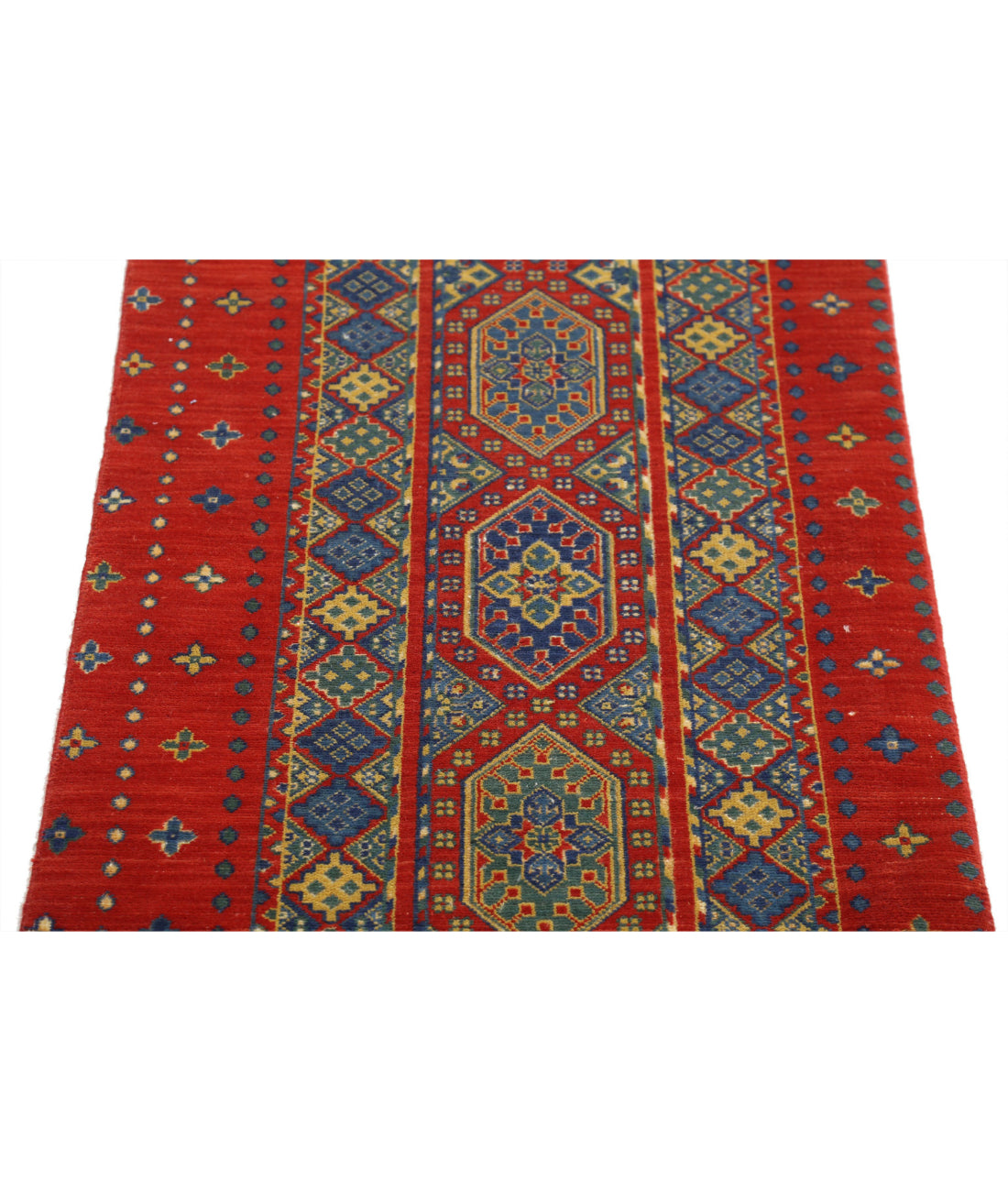 Alfombra Gulshan de lana y seda de bambú - 2'1'' x 3'10''