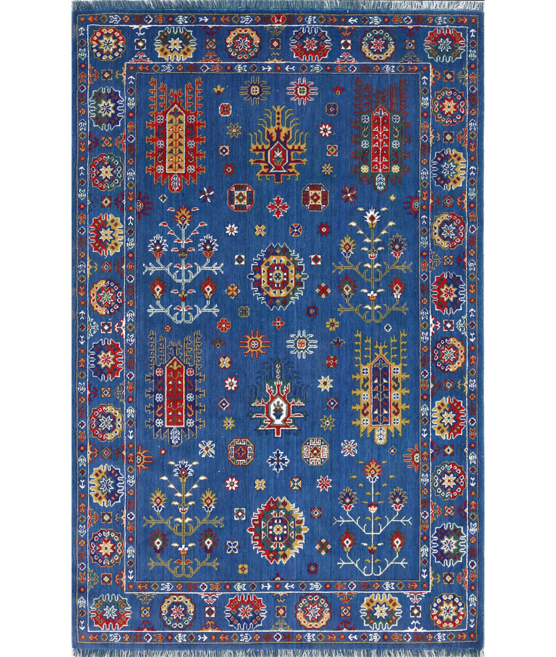 Gulshan Wool & Bamboo Silk Rug - 3'10'' x 6'0''