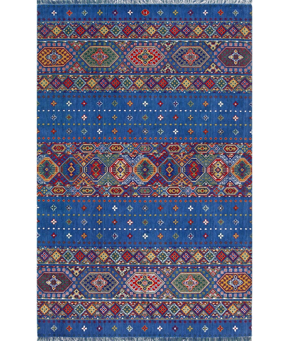 Gulshan Wool & Bamboo Silk Rug - 3'10'' x 6'0''