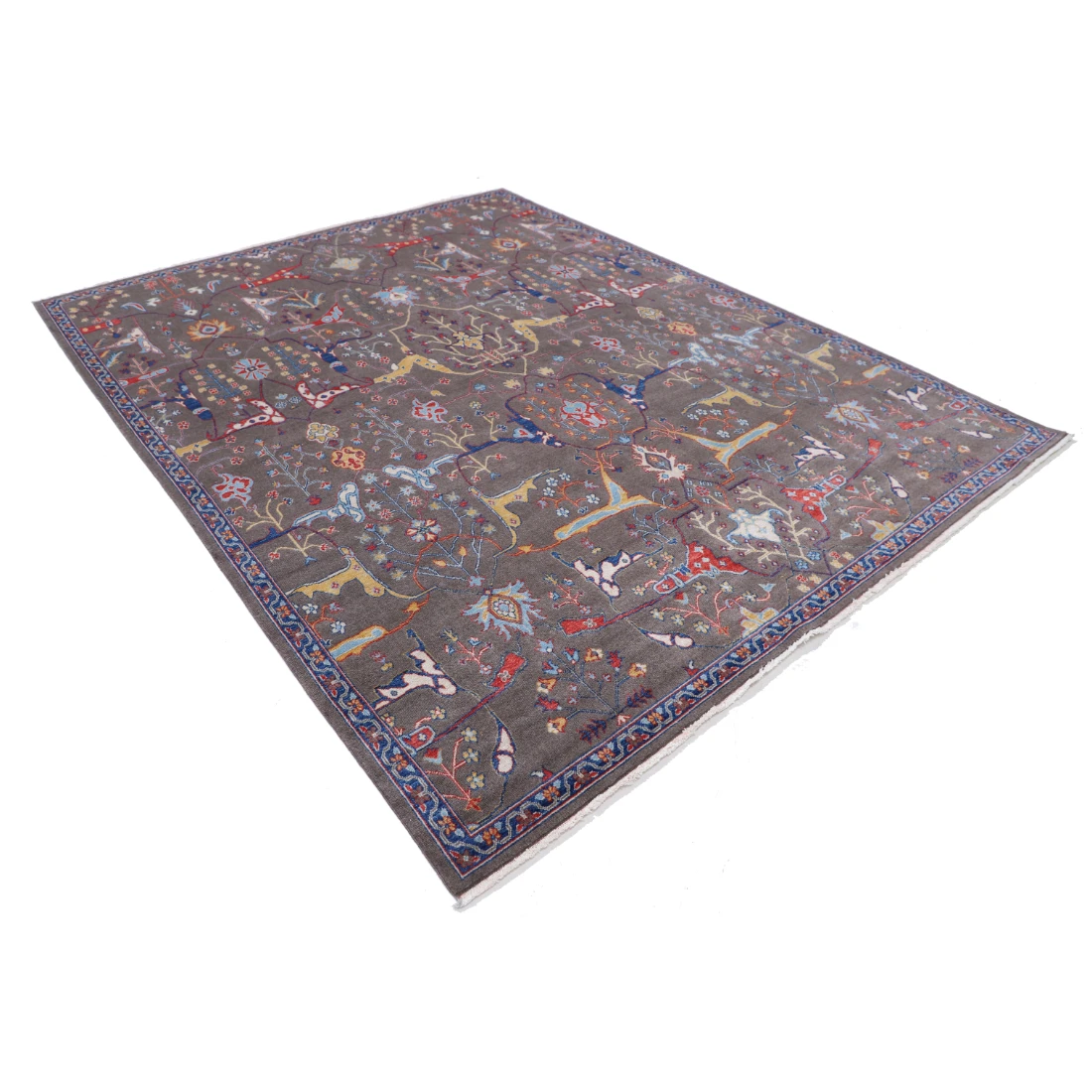 Power Loomed Heriz Wool Rug 7' 11" X 10' 0"