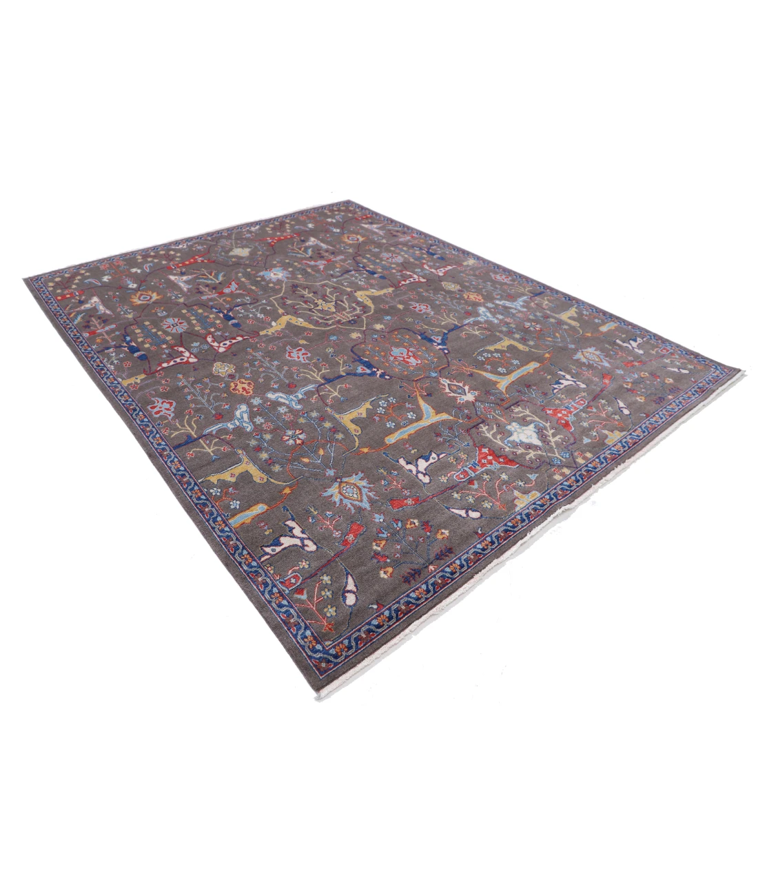 Power Loomed Heriz Wool Rug 7' 11" X 10' 0"