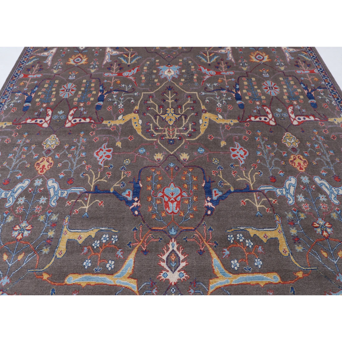 Power Loomed Heriz Wool Rug 7' 11" X 10' 0"