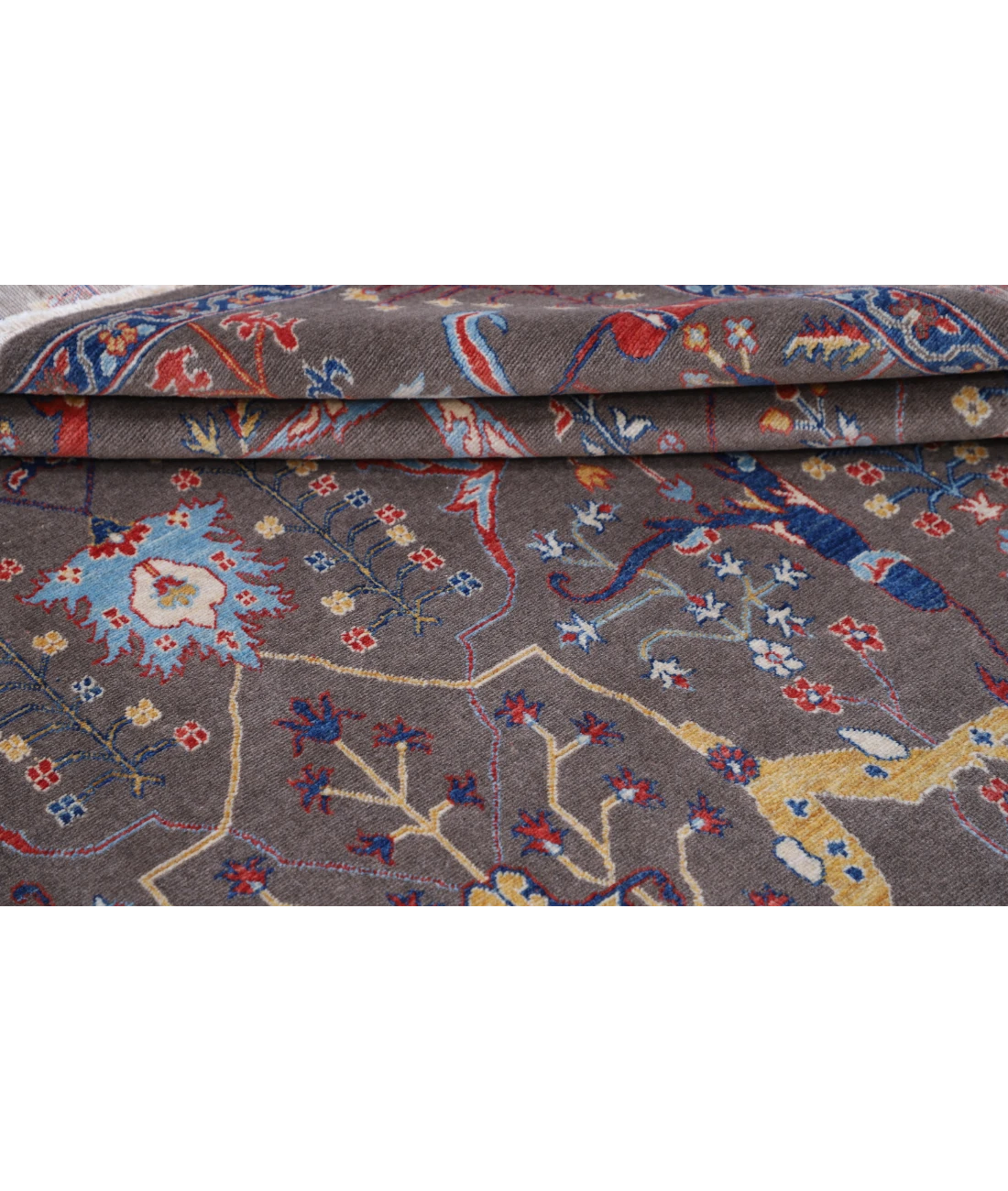 Power Loomed Heriz Wool Rug 7' 11" X 10' 0"