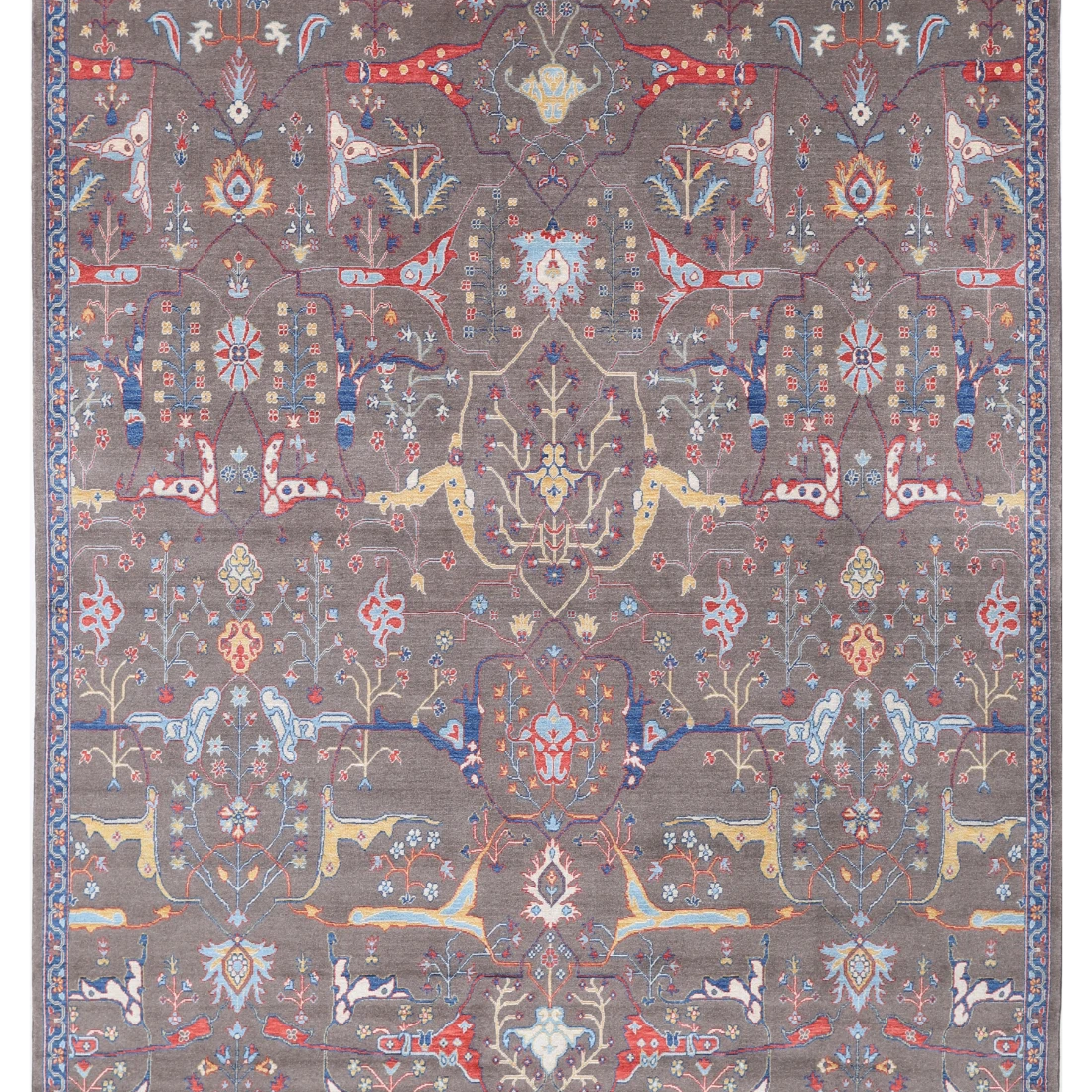 Power Loomed Heriz Wool Rug 7' 11" X 10' 0"
