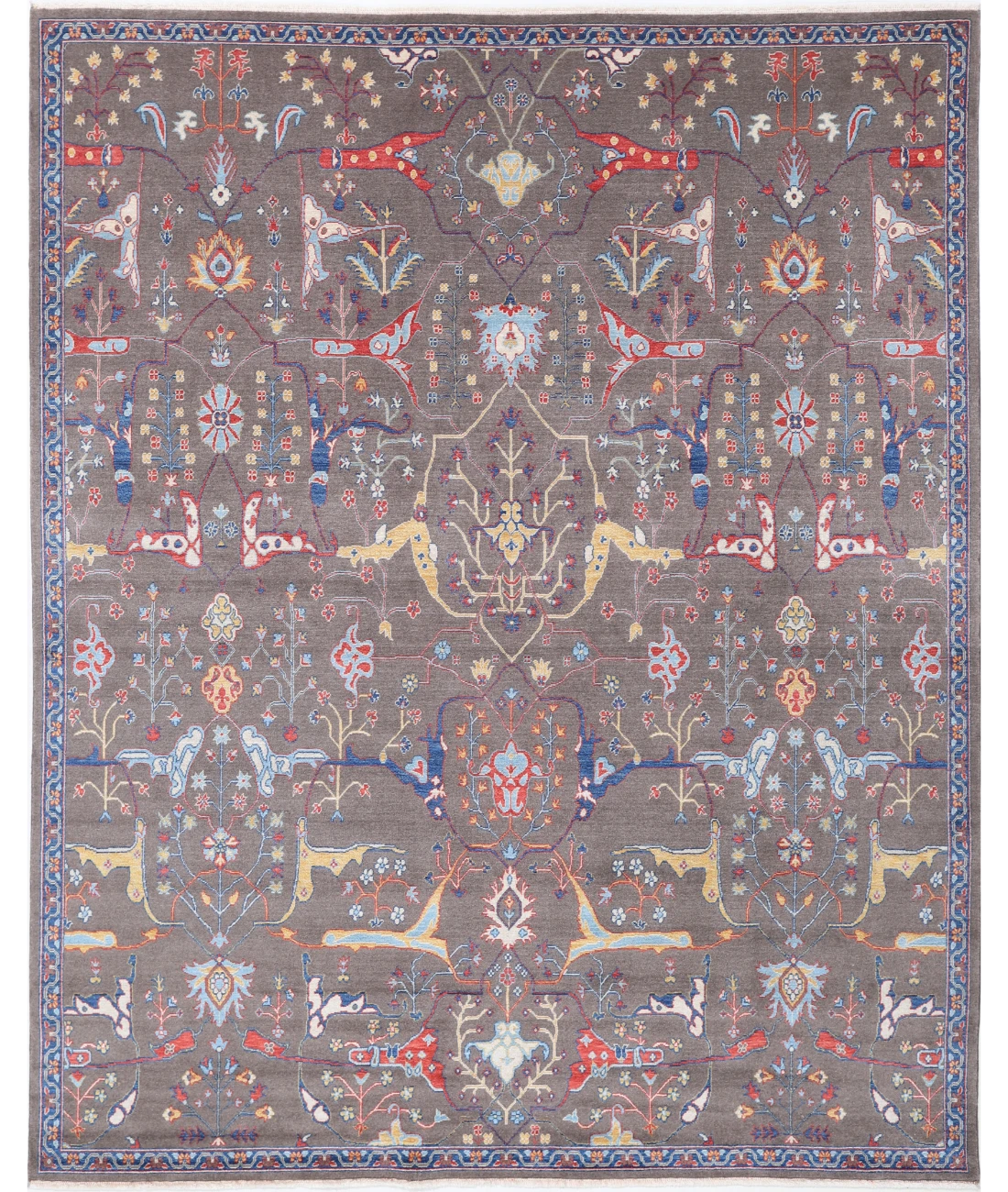 Power Loomed Heriz Wool Rug 7' 11" X 10' 0"