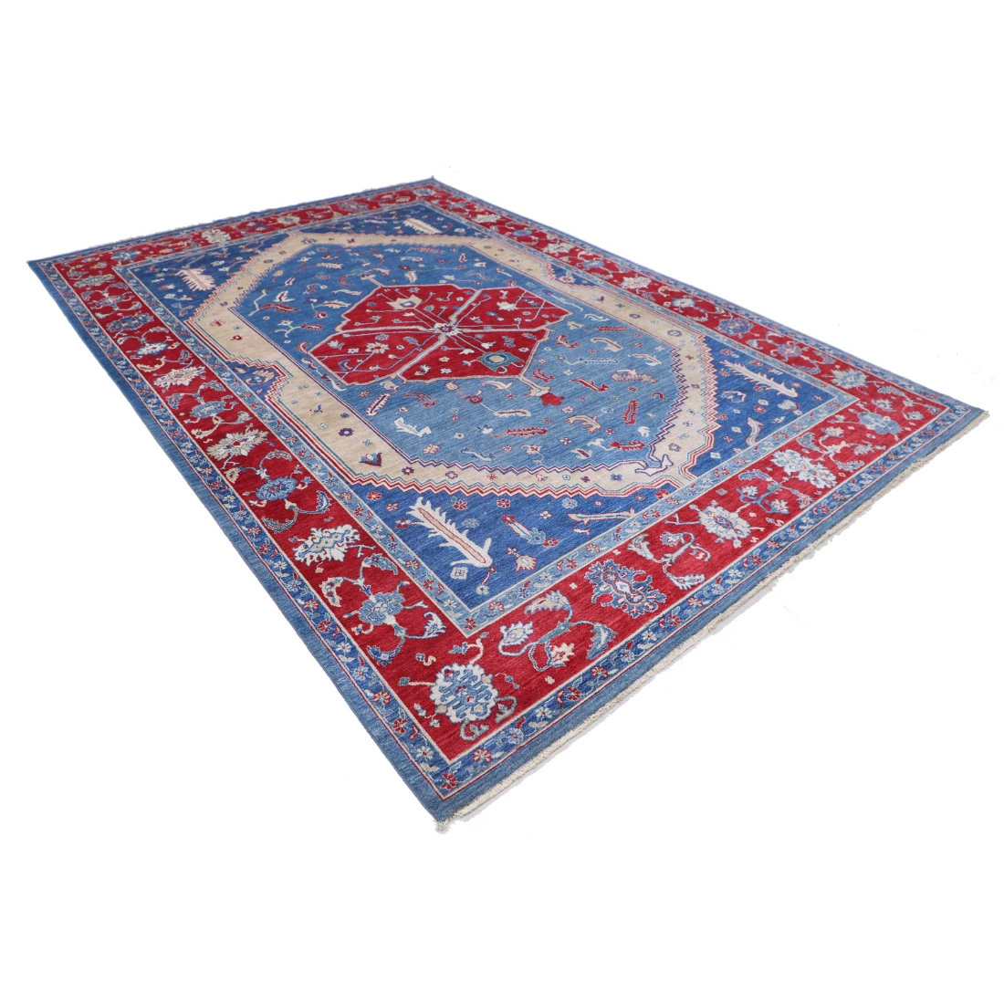 Power Loomed Heriz Wool Rug 8' 0" X 11' 6"