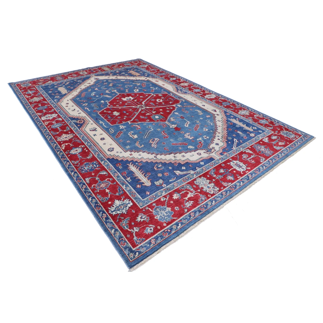 Power Loomed Heriz Wool Rug 8' 2" X 11' 8"