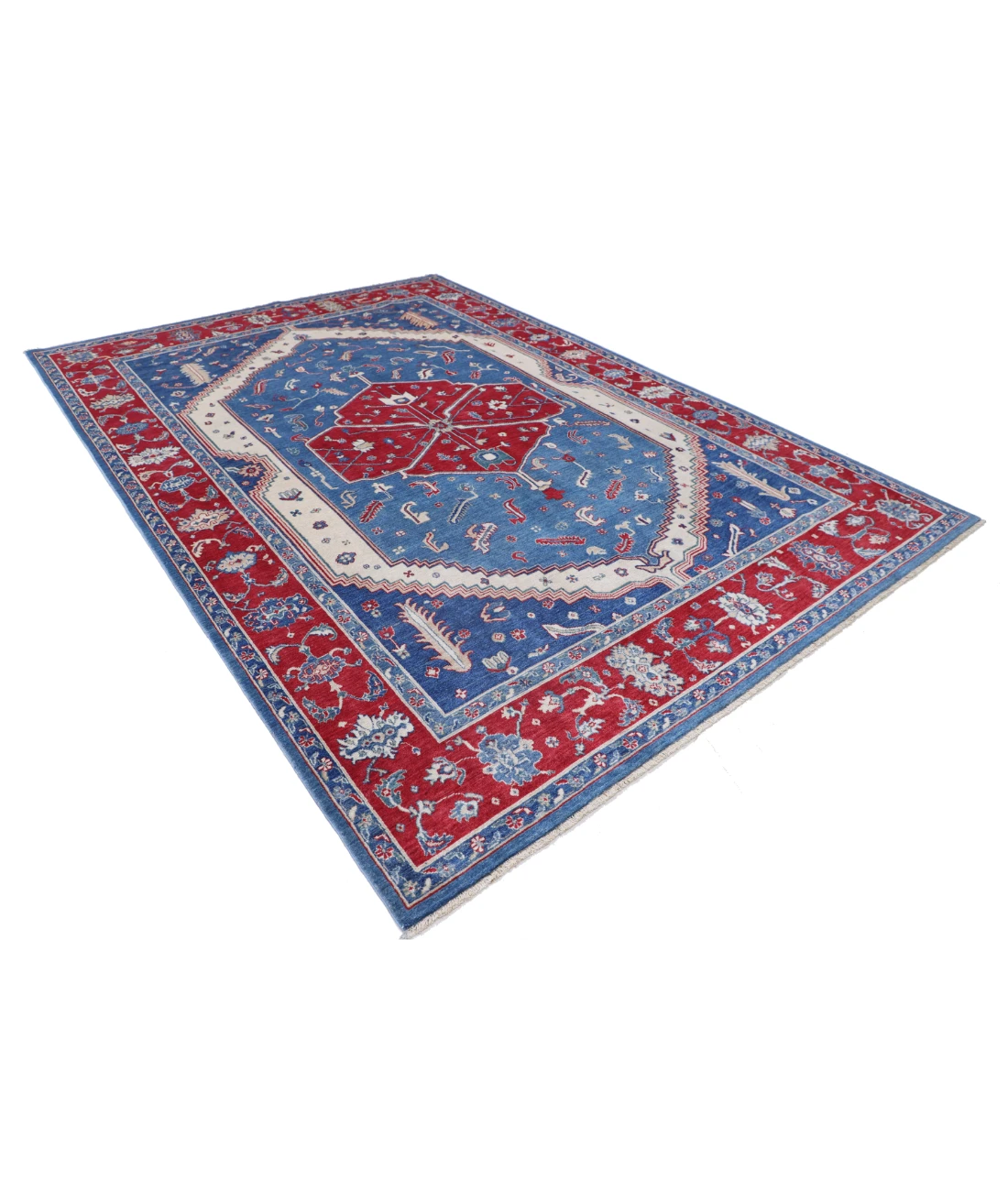 Power Loomed Heriz Wool Rug 8' 2" X 11' 8"