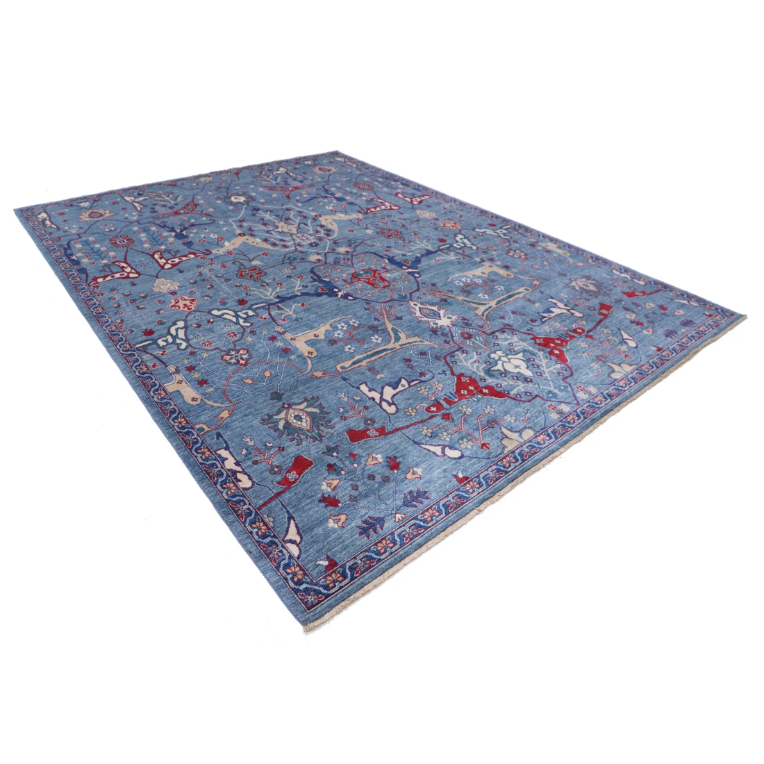Power Loomed Heriz Wool Rug 8' 11" X 12' 0"