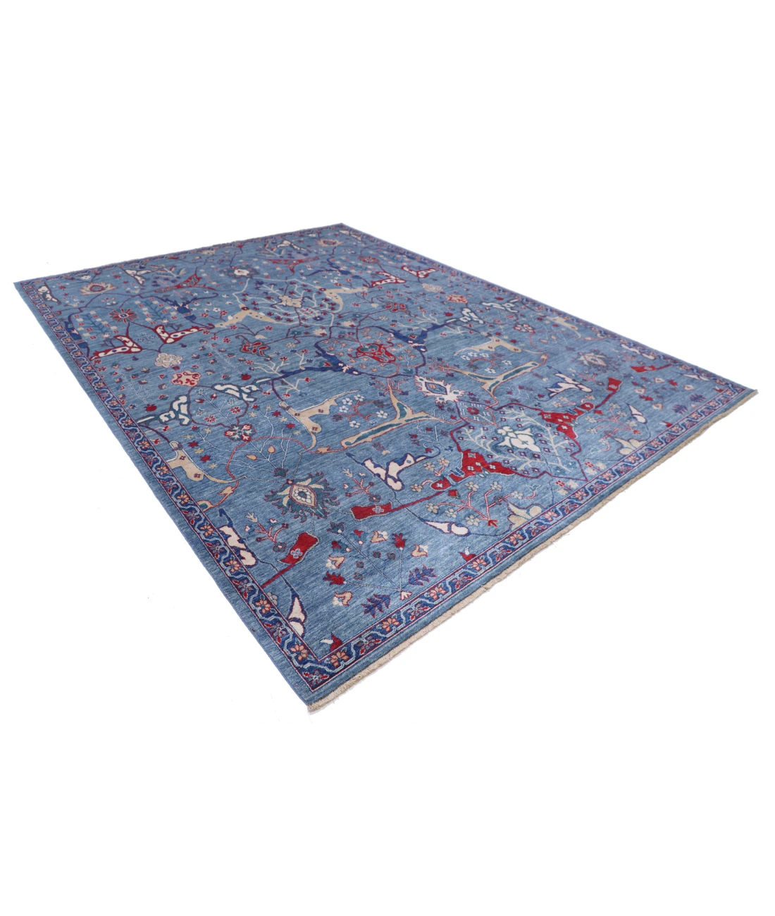 Power Loomed Heriz Wool Rug 8' 11" X 12' 0"