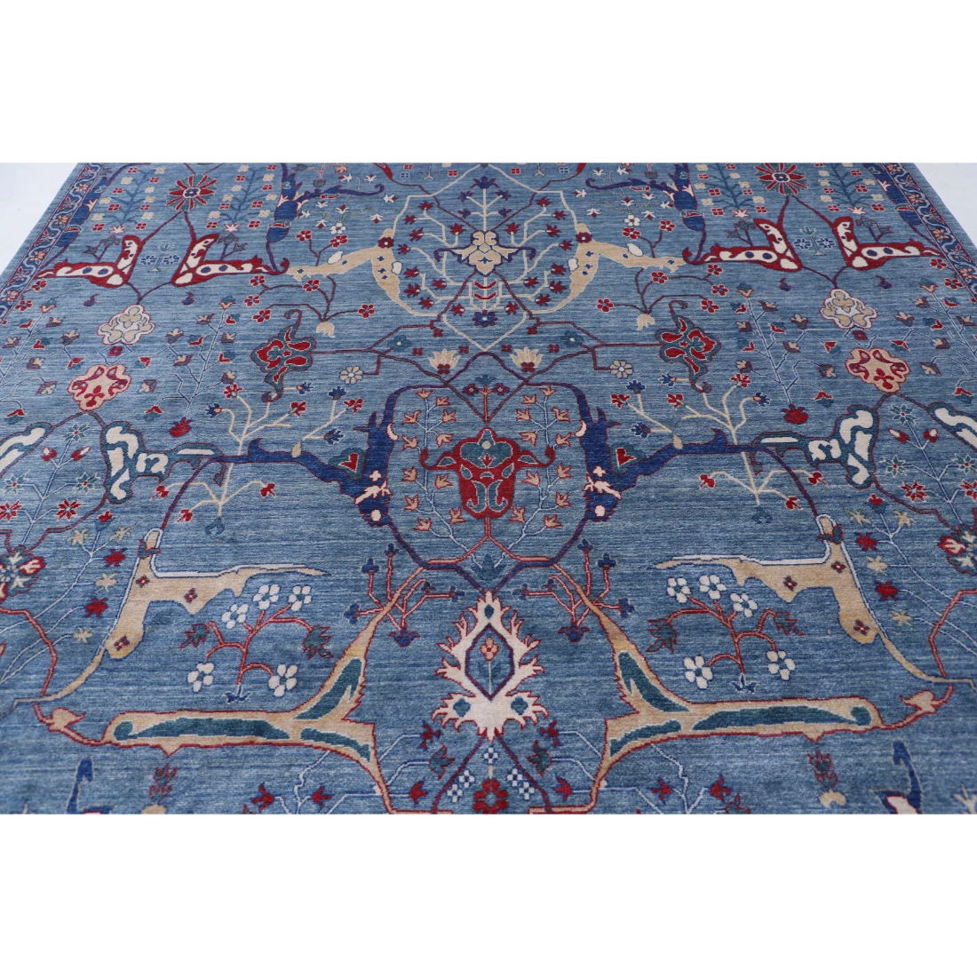 Power Loomed Heriz Wool Rug 8' 11" X 12' 0"