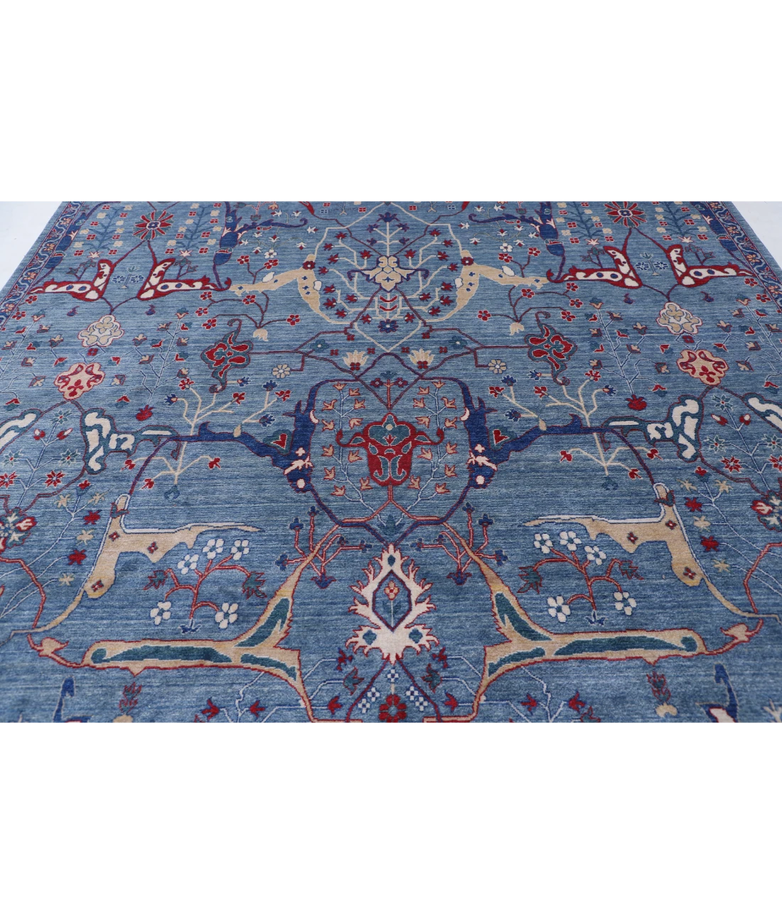 Power Loomed Heriz Wool Rug 8' 11" X 12' 0"