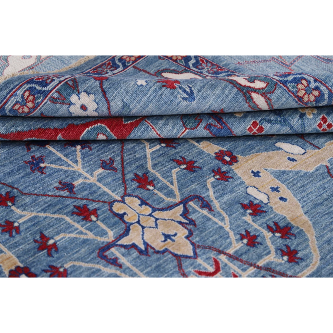 Power Loomed Heriz Wool Rug 8' 11" X 12' 0"