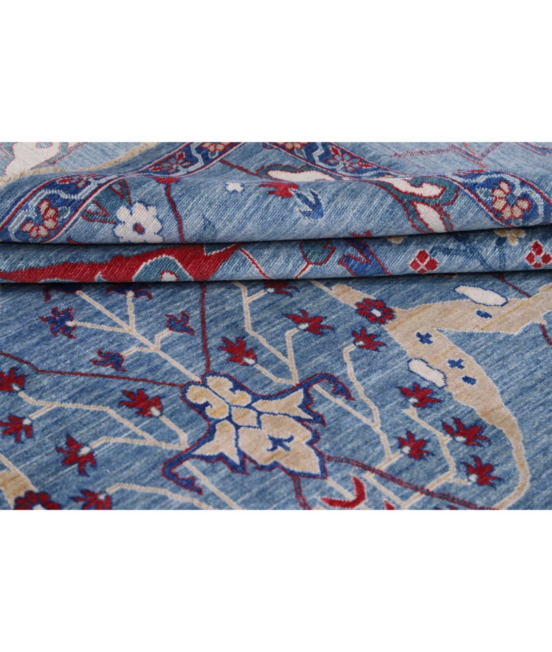 Power Loomed Heriz Wool Rug 8' 11" X 12' 0"