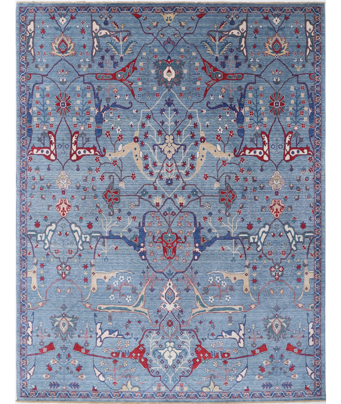Power Loomed Heriz Wool Rug 8' 11" X 12' 0"