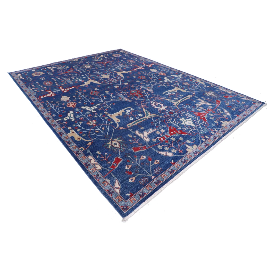 Power Loomed Heriz Wool Rug 8' 11" X 12' 0"