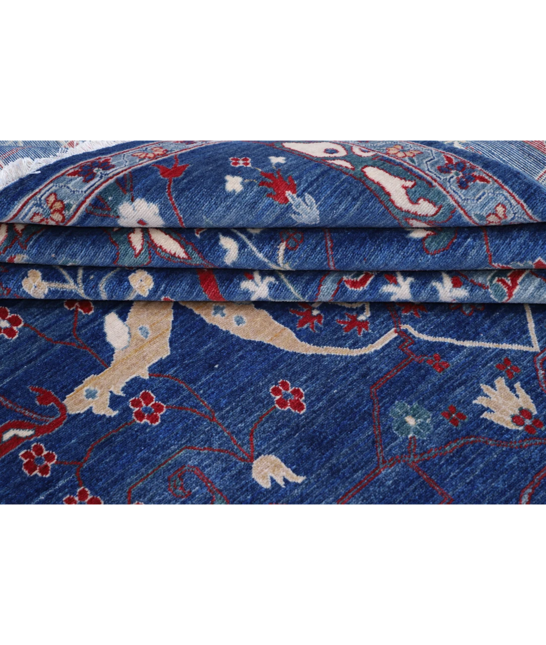 Power Loomed Heriz Wool Rug 8' 11" X 12' 0"
