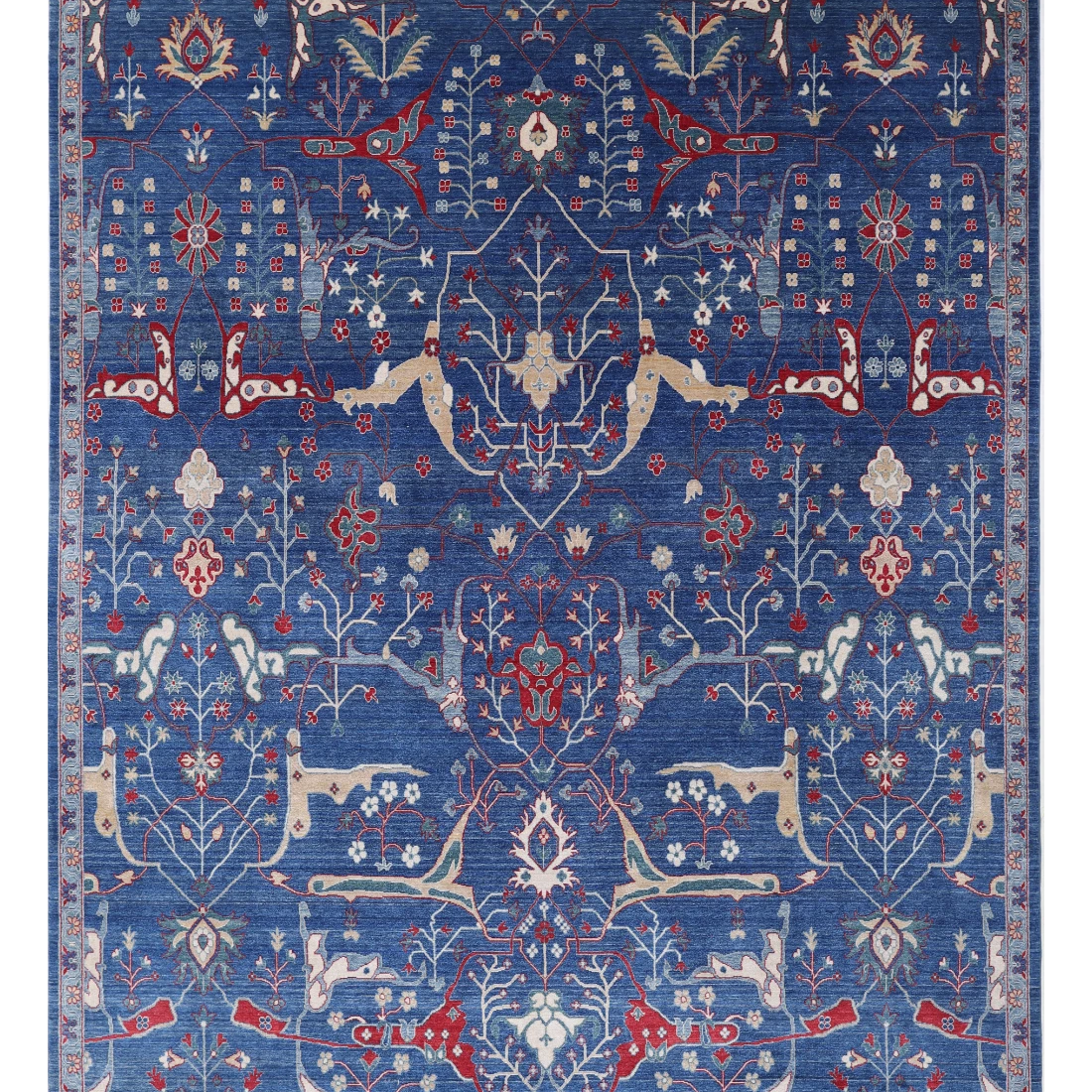 Power Loomed Heriz Wool Rug 8' 11" X 12' 0"