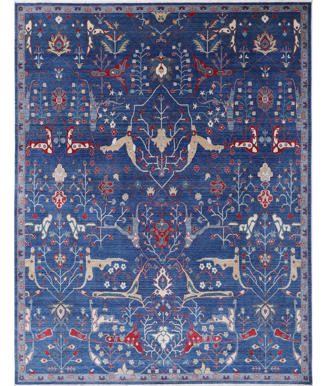 Power Loomed Heriz Wool Rug 8' 11" X 12' 0"