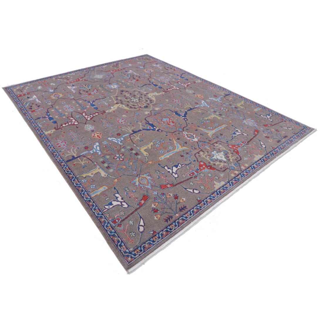 Power Loomed Heriz Wool Rug 8' 0" X 9' 10"
