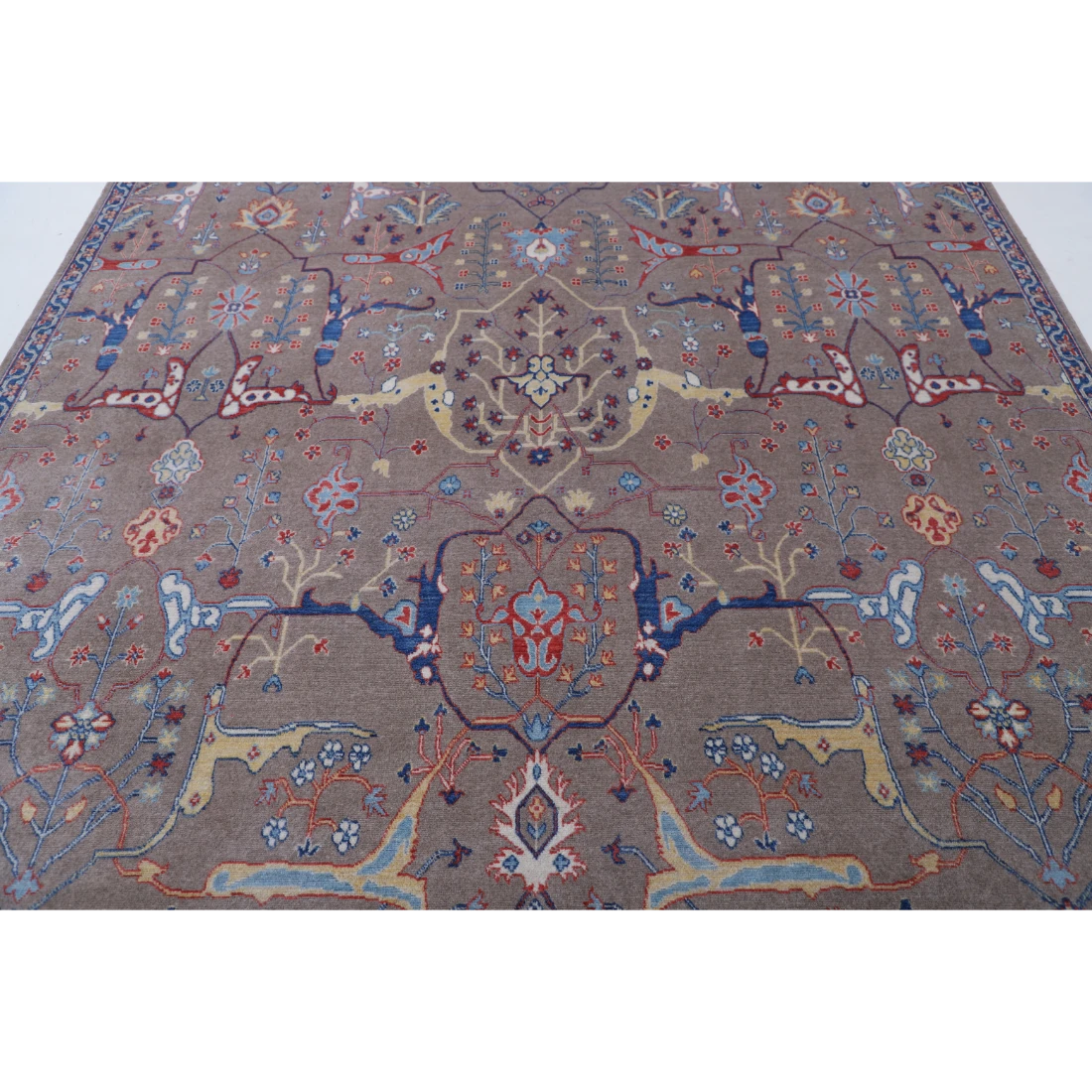Power Loomed Heriz Wool Rug 8' 0" X 9' 10"